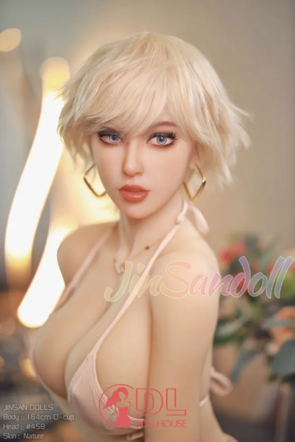 Bree #458 WM Doll mit Kurzes Haar Realistische Mädchen Liebespuppe aus TPE